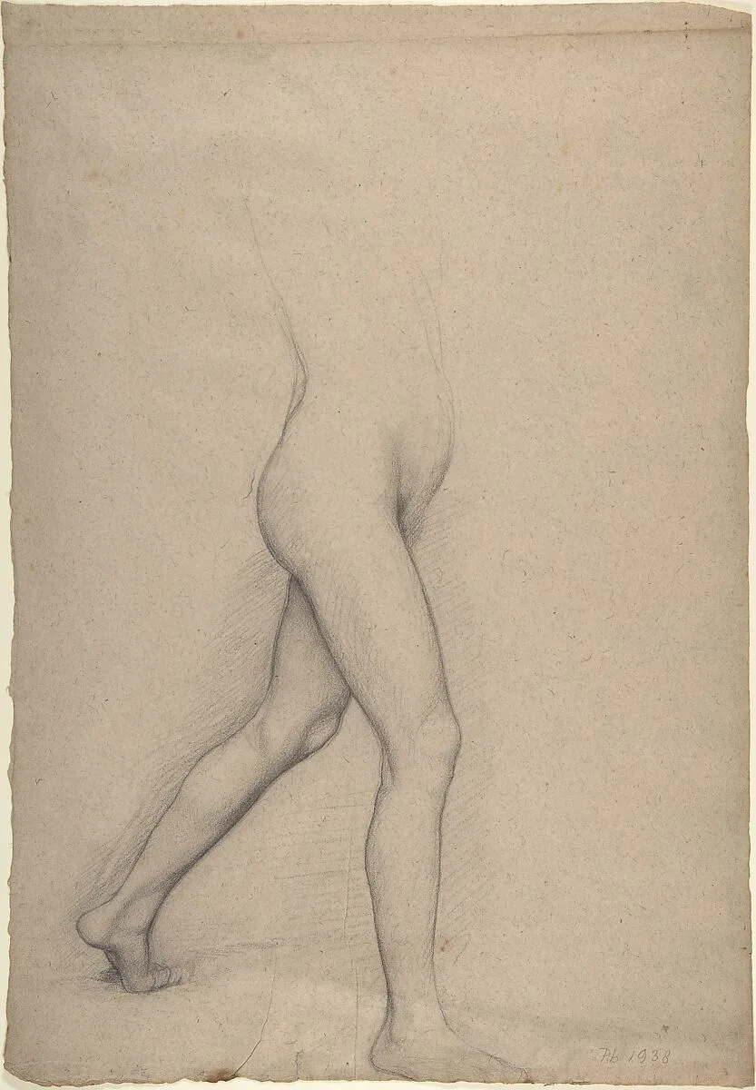 Study of a Girl's Legs for the painting "Young Spartans" — Edgar Degas
