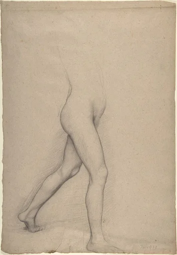 Study of a Girl's Legs for the painting "Young Spartans"
