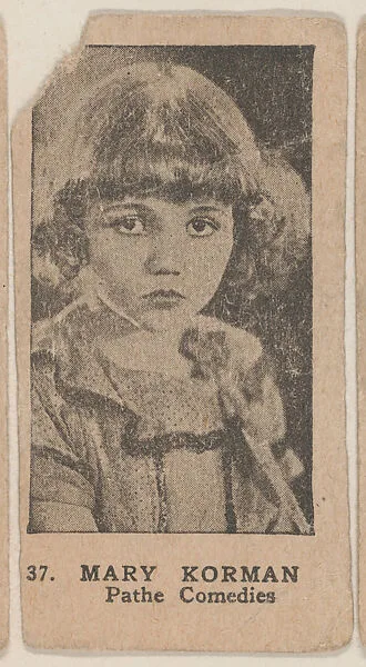 Mary Korman, Pathé Comedies, strip card (W511) — Unknown