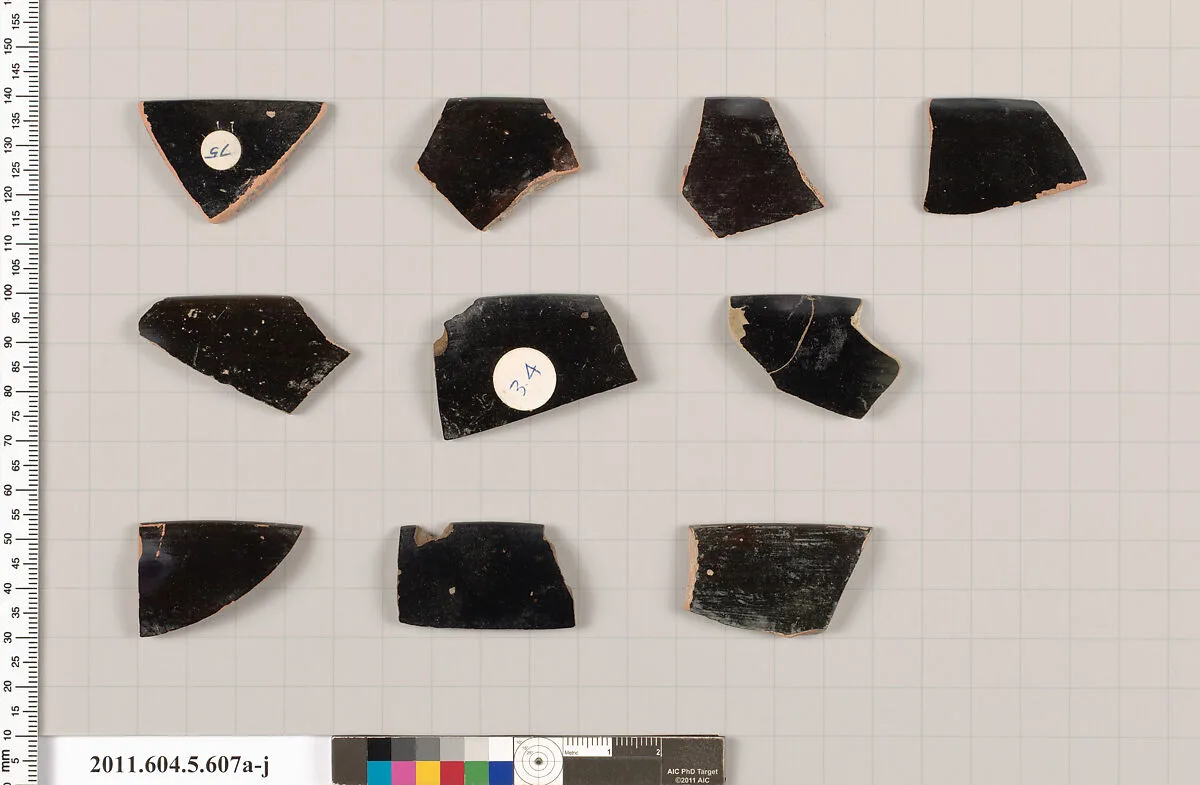 Terracotta rim fragments of kylikes (drinking cups) — Unknown