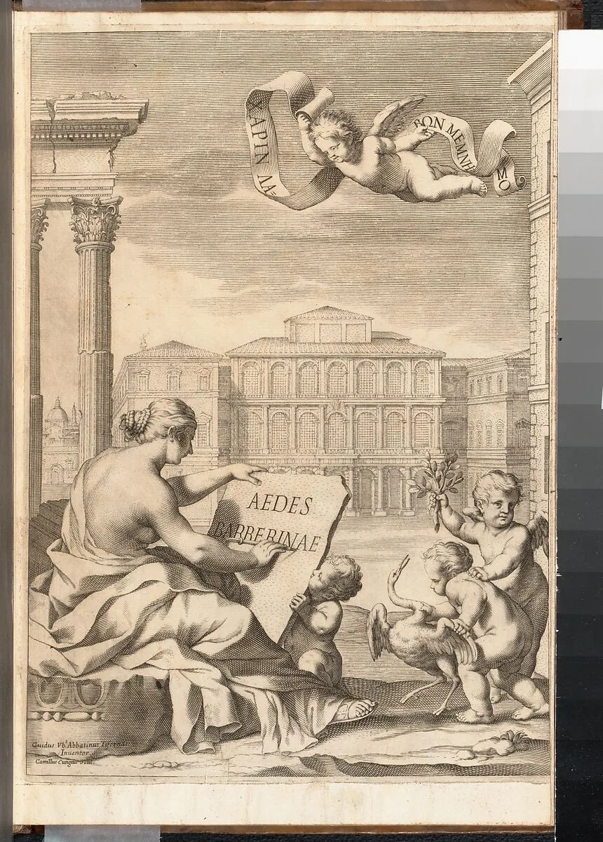 Aedes Barberinae — Girolamo Teti|Mascardi|Johann Friedrich Greuter|Cornelis Bloemaert