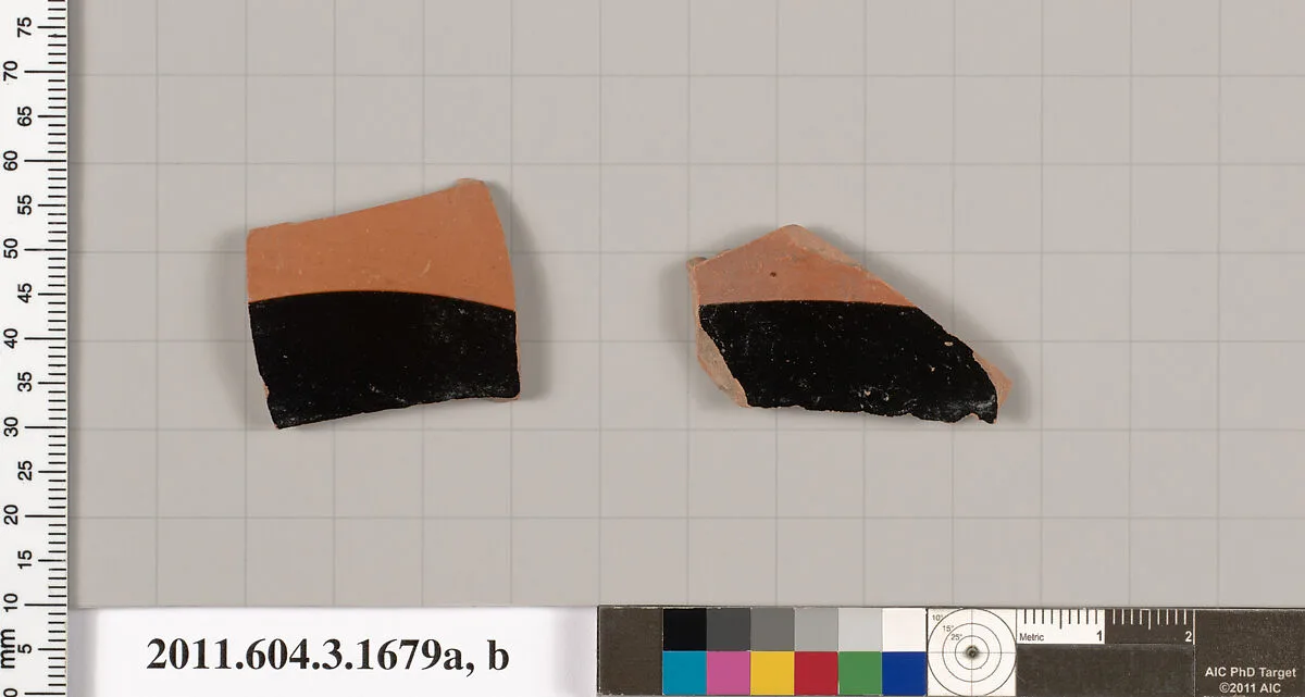 Terracotta fragments of kylikes: Band or lip cups (drinking cups) — Unknown
