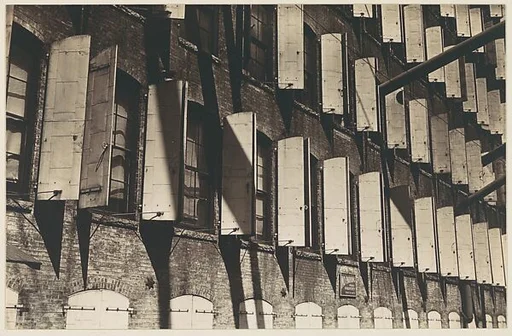 [Shuttered Windows of Shoe Factory, Lynn, Massachusetts]