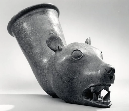 Animal-headed rhyton
