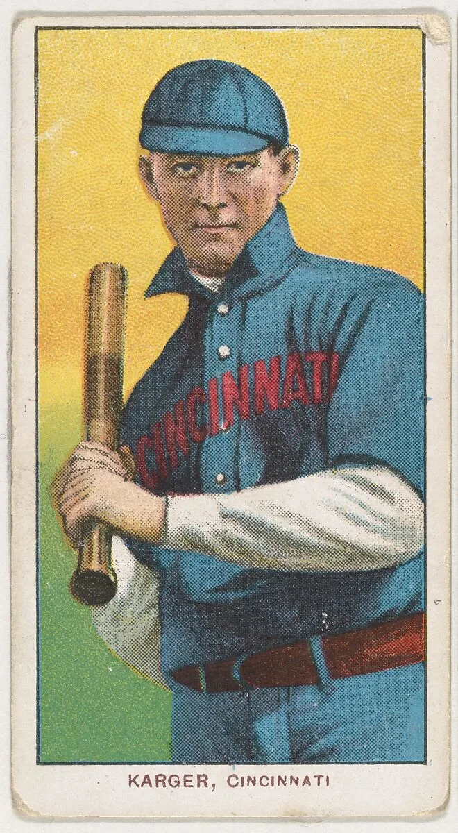 Karger, Cincinnati, National League, from the White Border series (T206) for the American Tobacco Company — American Tobacco Company