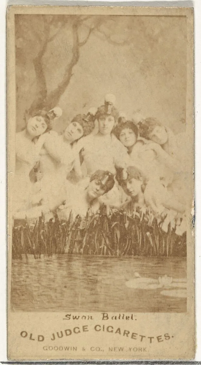 Swan Ballet, from the Actors and Actresses series (N171) for Old Judge Cigarettes — Goodwin & Company