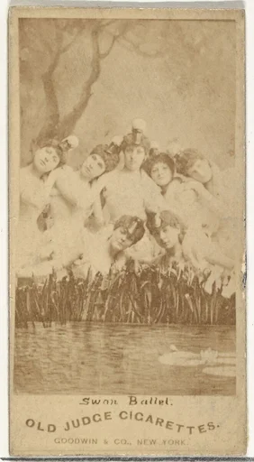 Swan Ballet, from the Actors and Actresses series (N171) for Old Judge Cigarettes