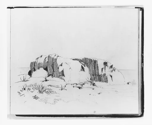 Study of Rocks in a Landscape (from Sketchbook)