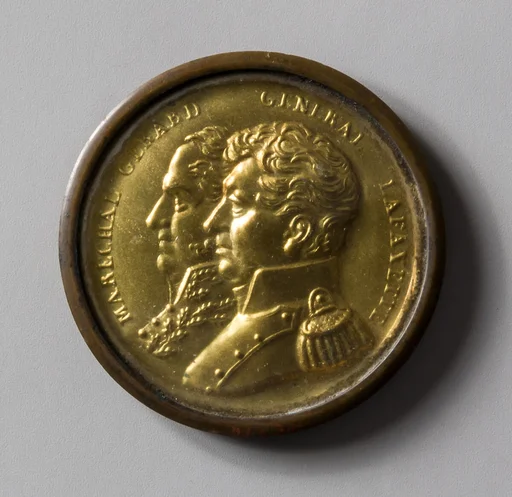 Disk of General Lafayette and Marshal Gerard