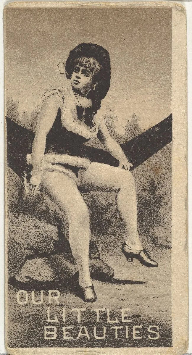 From the Actresses series (N57) promoting Our Little Beauties Cigarettes for Allen & Ginter brand tobacco products — Allen & Ginter|A. Hoen & Co.