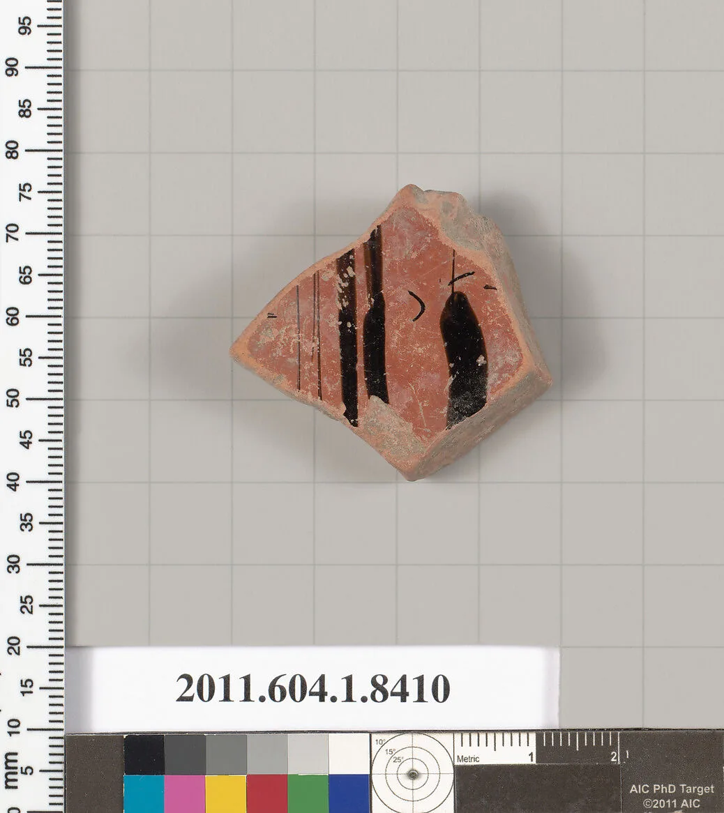 Terracotta fragment of a kylix (drinking cup) — Unknown