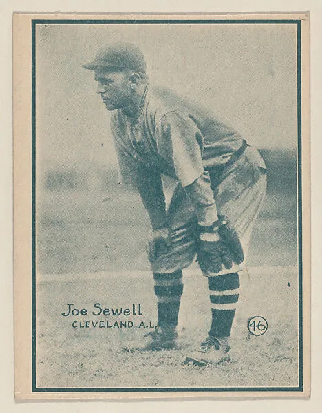 Joe Sewell, Cleveland A.L. from the Baseball trade card series (W517) — Unknown