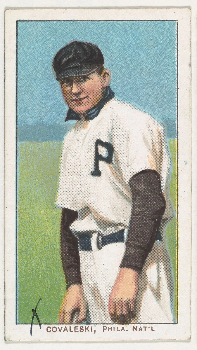 Covaleski, Philadelphia, National League, from the White Border series (T206) for the American Tobacco Company — American Tobacco Company