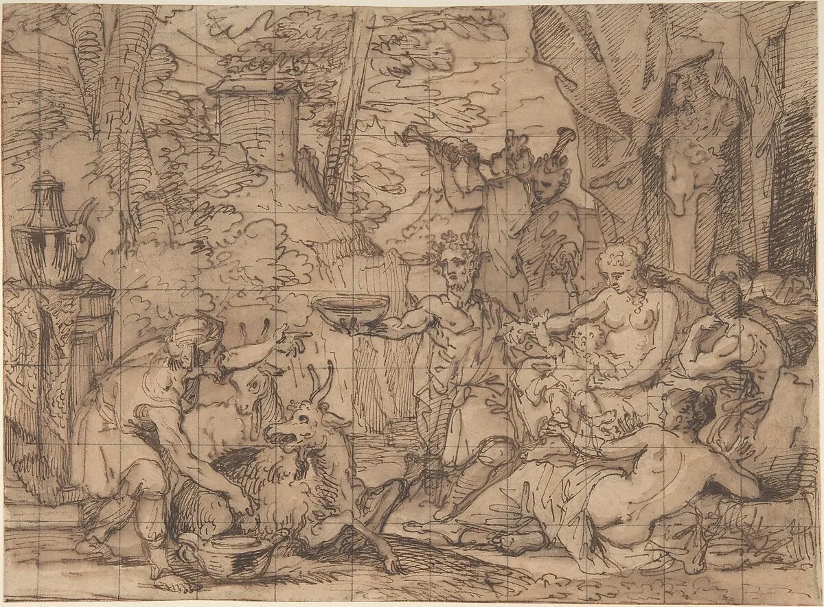 The Nurture of Jupiter — Jean-Baptiste Corneille