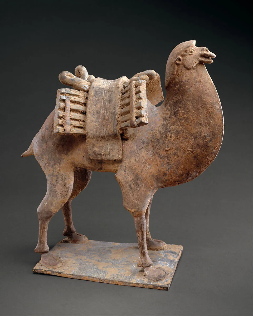 北魏/北齊 彩繪陶駱駝俑|Camel — Unknown
