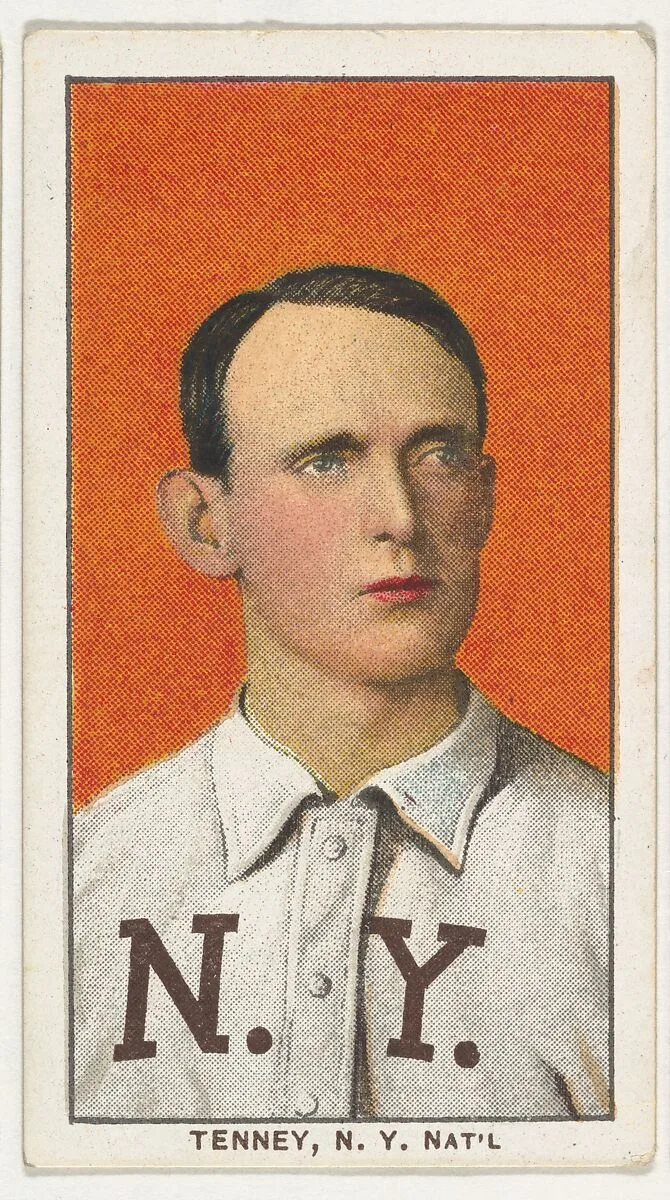Tenney, New York, National League, from the White Border series (T206) for the American Tobacco Company — American Tobacco Company