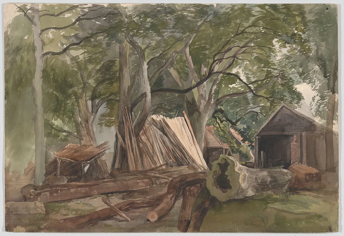 Clearing with a Lumber Mill — John Middleton