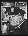 [Detail of Policemen from "Division and Depression" Panel of Diego Rivera's Mural for the New Worker's School, New York City]