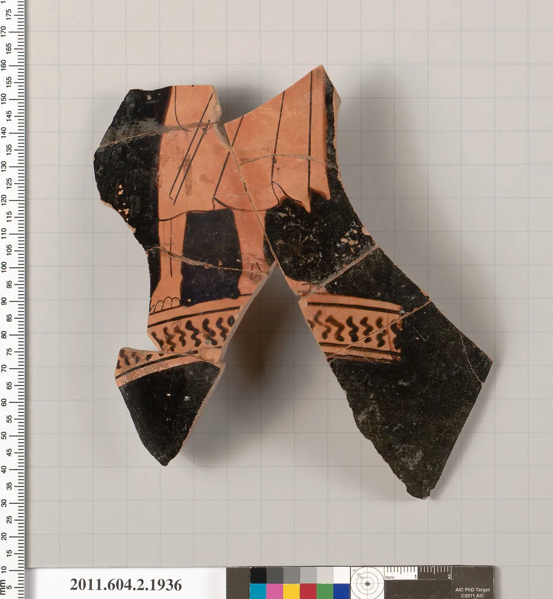 Terracotta fragment of a Nolan neck-amphora (jar) — Unknown
