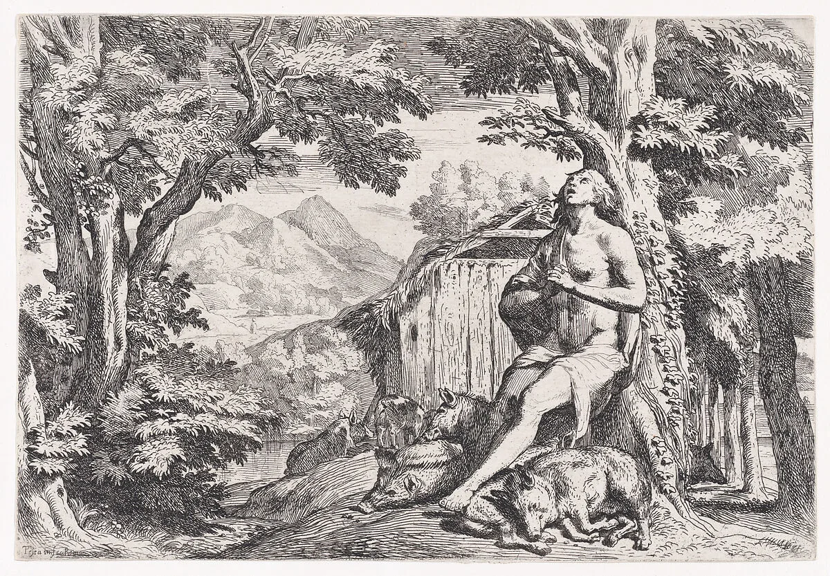 The Prodigal Son Among the Swine — Pietro Testa