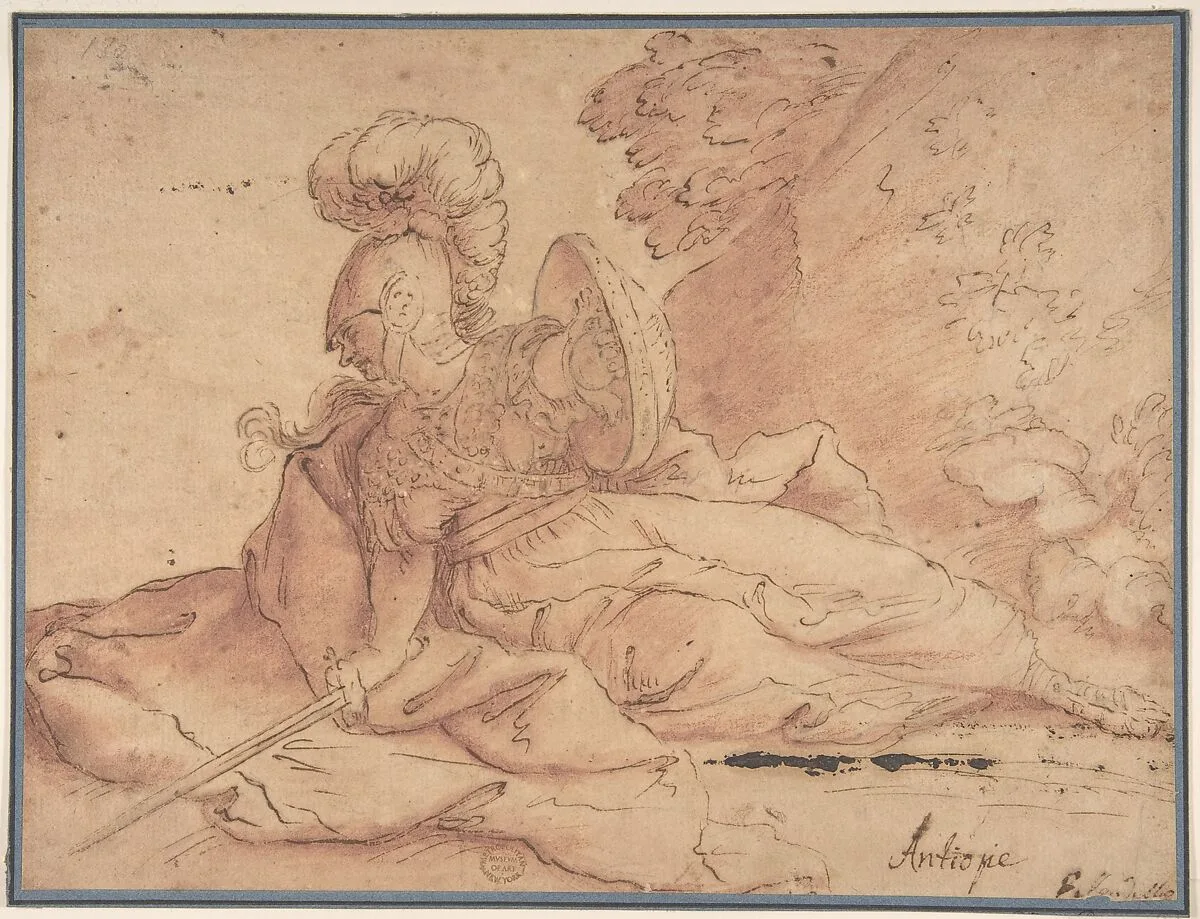 Antiope — Anonymous, Italian, 17th century