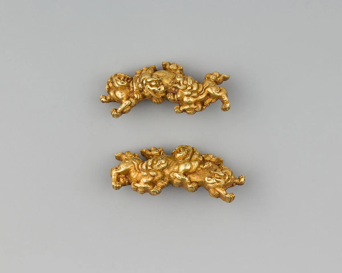 Pair of Sword-Grip Ornaments (Menuki) — Unknown