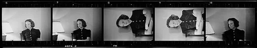 [8 Portraits of Two Unidentified Women]