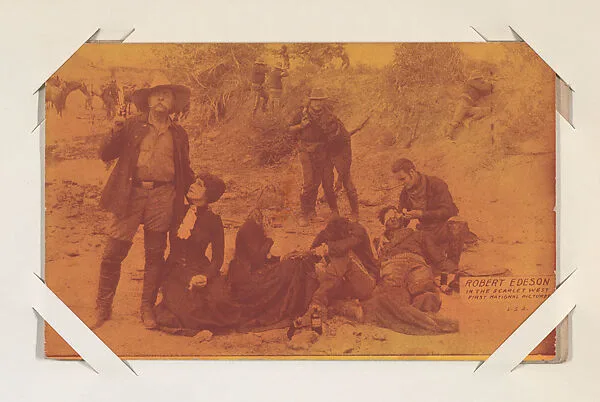 Robert Edeson in The Scarlet West from Western Stars or Scenes Exhibit Cards series (W412) — Unknown