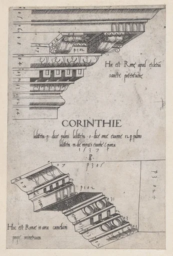 Speculum Romanae Magnificentiae: Entablatures from Santa Pudenziana and the Arch of Camigliano