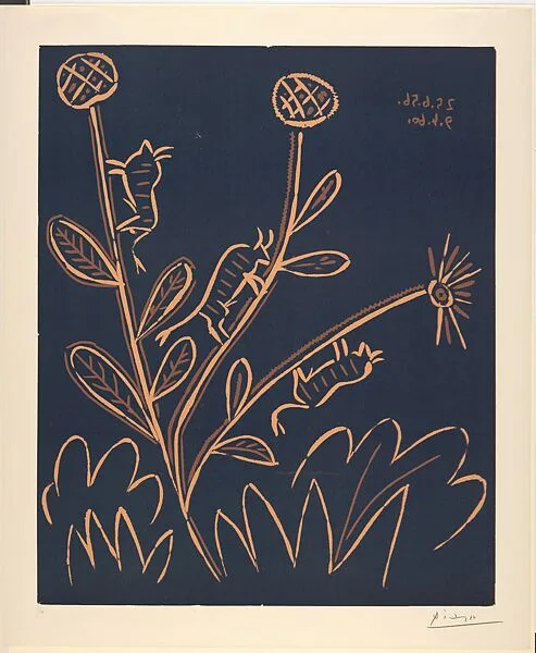 Plant with Little Bulls — Pablo Picasso|Galerie Louise Leiris|Hidalgo Arnéra