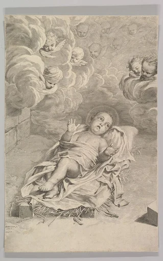 The Christ Child on a Bed of Straw