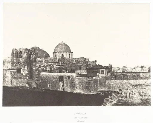 Jérusalem, Saint-Sépulcre, Vue générale, 1