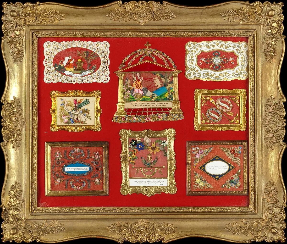 Eight Kunstbillets — Anonymous, Austrian, Viennese, 19th century