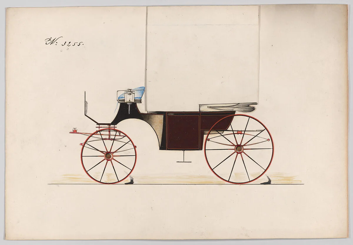 Design for Landaulet, no. 3255 — Brewster & Co.