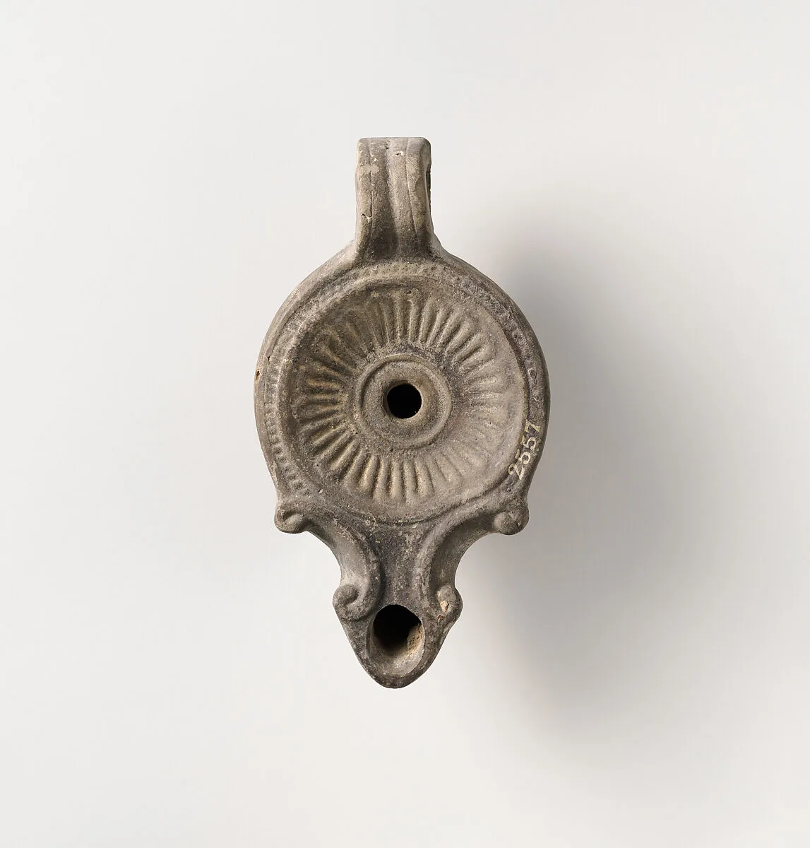 Terracotta oil lamp — Unknown
