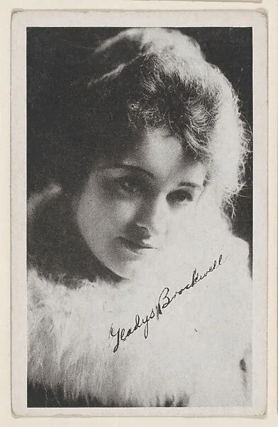 Gladys Brockwell from Kromo Gravure "Leading Moving Picture Stars" (W623) — Kromo Gravure Photo Company, Detroit, Michigan