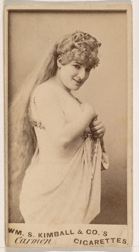 Miss Carmen, from the Actresses series (N203) issued by Wm. S. Kimball & Co. — William S. Kimball & Company