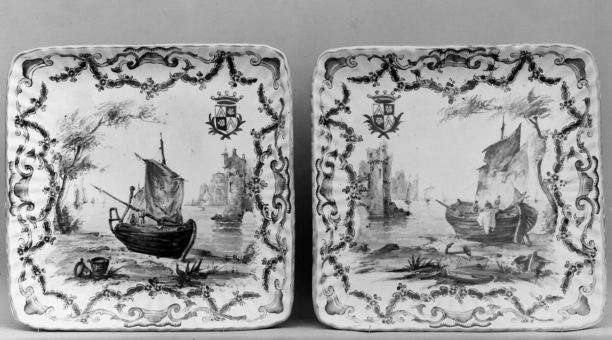 Pair of trays — Unknown