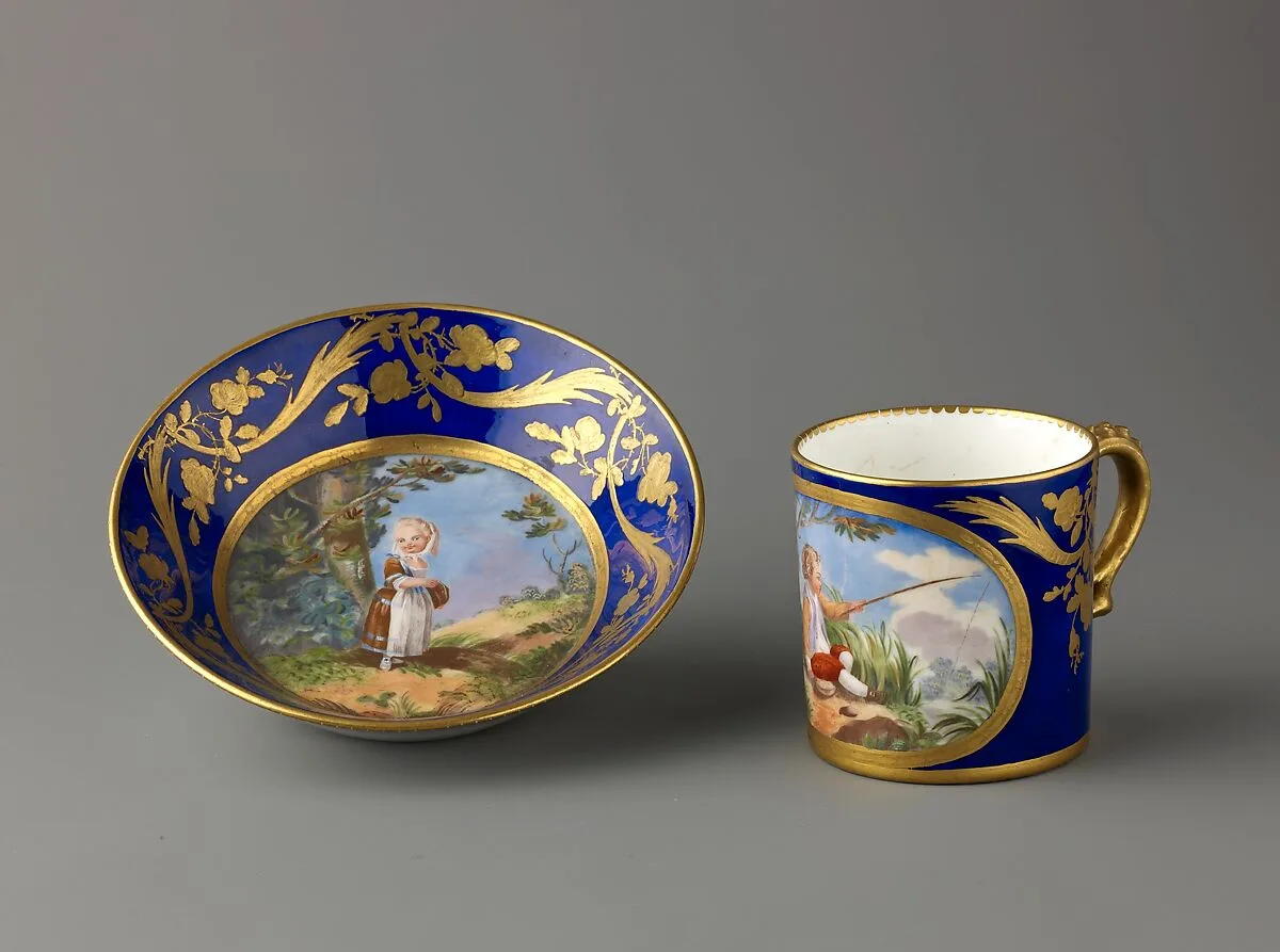 Cup and saucer — Unknown