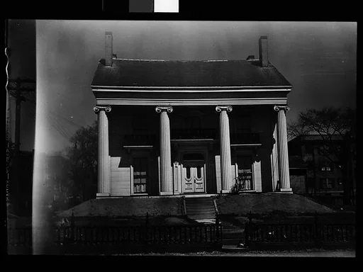 [Greek Revival House with Ionic Columns]