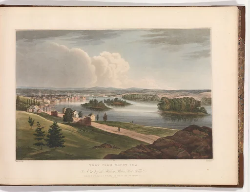 Troy from Mount Ida (No. 11 of The Hudson River Portfolio)