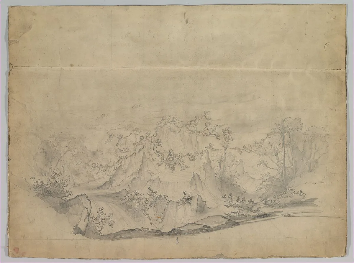 Design for a Stage Set — Eugène Cicéri