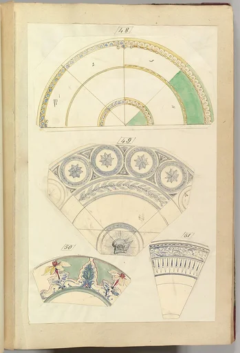 Seven Designs for Decorated Plates