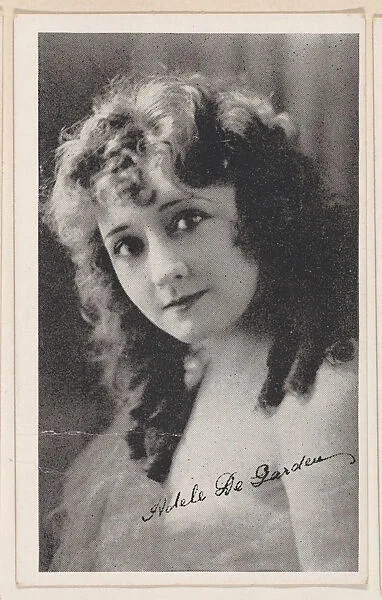 Adele De Garde from Kromo Gravure "Leading Moving Picture Stars" (W623) — Kromo Gravure Photo Company, Detroit, Michigan