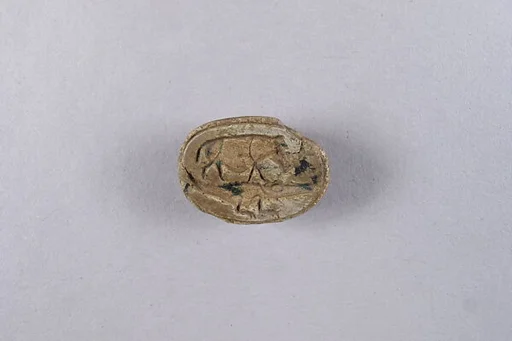 Scarab with a Hippo and a Crocodile