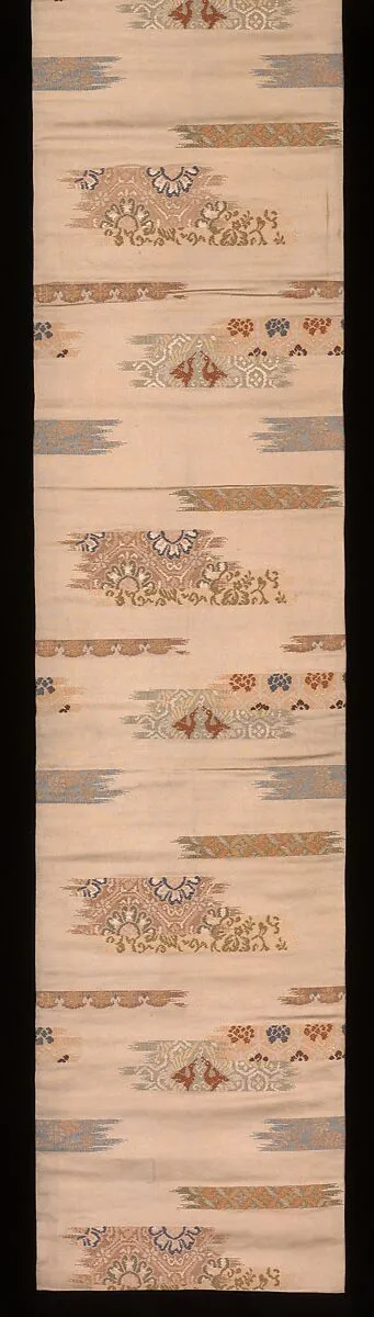 裂模様袋帯|Obi with Textile Fragments — Unknown