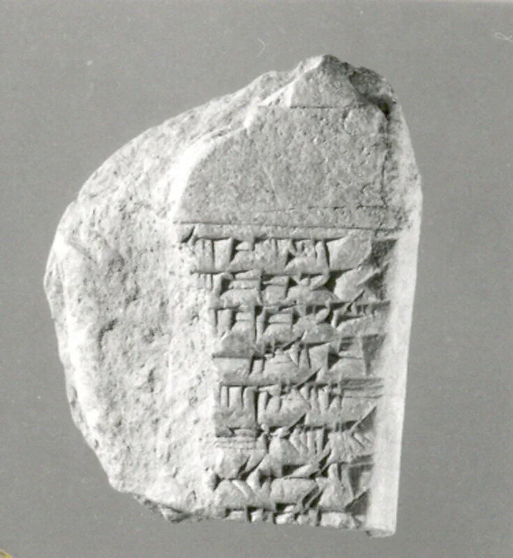 Cuneiform tablet: sale of real estate — Unknown