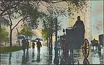 Rainy Day at Madison Square, New York City. — Unknown
