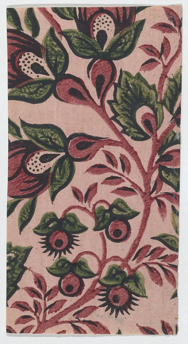 Small sheet with overall floral pattern — Anonymous|Remondini Family