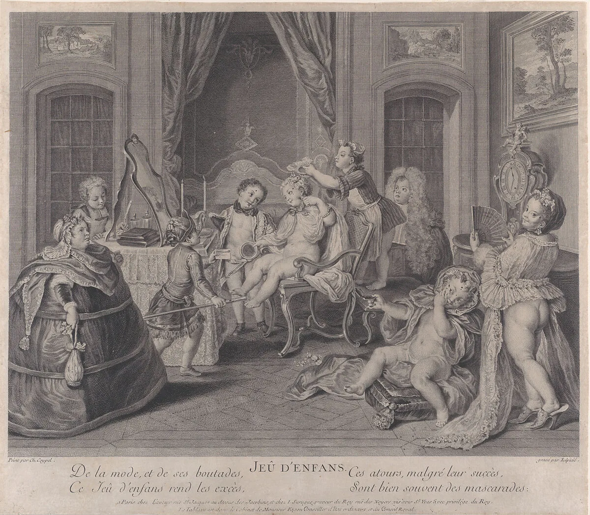 Children's Games (Jeux des Enfants) — Bernard Lepicié|Charles Antoine Coypel